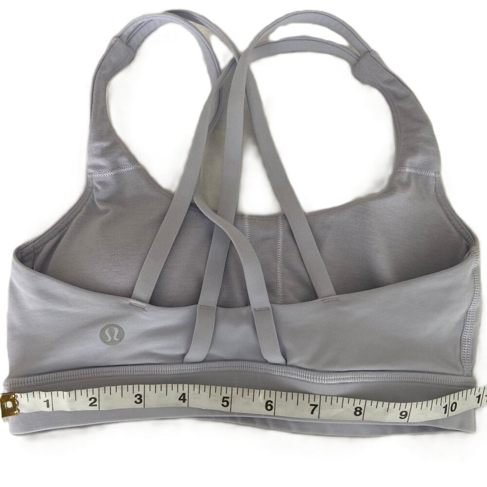 Lululemon Light Purple Energy Sports Bra Luxtreme Size 2 Fits XS or XXS - Picture 3 of 5